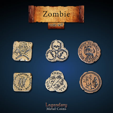 Zombie Coin Set